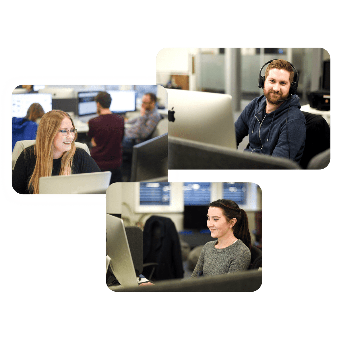 Some of the RotaCloud support team.